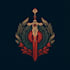 draw a medieval, fantasy, rpg gaming logo