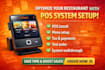 configure restaurant pos system, menu setup and payment integration