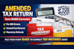 prepare amended tax return form 1040x to correct irs errors
