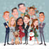 draw christmas cartoon caricature