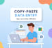 do copy paste data entry and web research