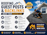 build roofing SEO backlinks through premium guest posts