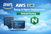 setup AWS ec2 server, deploy website and configure load balancer