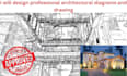design  professional architectural diagrams and drawings