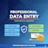 do expert data entry and web research