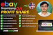 be your ebay dropshipping on profit sharing base USA UK