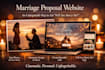 make cute proposal or forgive me  website