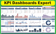 design professional KPI and excel dashboards