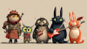 design cute cartoon characters