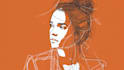 draw your minimalistic portrait in outline
