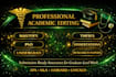 edit your research project, dissertation, or thesis