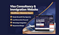 design a visa consultancy and immigration website with wordpress elementor