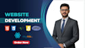 design, develop and deploy responsive full stack websites