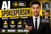 realistic ai spokesperson ads for your brand