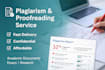 provide plagiarism report and grammar check
