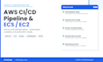set up AWS ci cd pipeline with ecs and ec2