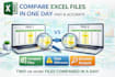 compare your excel files and provide clear, accurate result