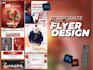 design creative professional corporate flyer or one pager