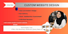 l will create modern  custom website design using html css bootstrap