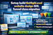 build your gohighlevel website ghl funnel clone website sales funnel