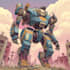 draw amazing character mecha robot illustration