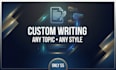write custom content on any topic