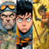 illustrate a superhero comic cover art