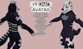 design custom furry vrchat avatar with toggle facial features for unity pc quest
