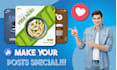 design creative instagram and facebook ads