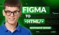 convert figma to html CSS, psd to html bootstrap 5, tailwind responsive website