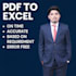 convert PDF to excel