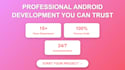 build a custom android app with API and database integration