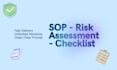 create professional sop, risk assessment, safety documents