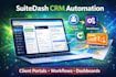 setup suitedash crm automation suitedash client clay com suitedash dashboard
