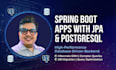 build spring boot apps with jpa and postgresql