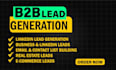 do lead generation, b2b lead generation and business leads