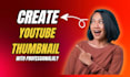 create professional youtube thumbnail