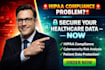help with hipaa compliance, healthcare cybersecurity, risk analysis, data policy