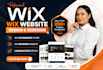 design and redesign wix website , wix ecommerce store , wix business site