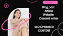 write SEO optimised content for your projects
