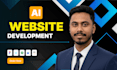 develop custom ai website and application