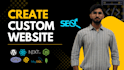 devlop complete website for yor business