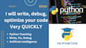 provide expert python programming and code debugging quickly