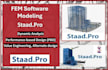design and analysis steel structure with load calculation on staad pro