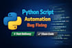 write python script for automation, scraping and bots