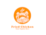 create awesome and gorgeous fried logo design