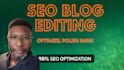 professionally proofread and optimize your SEO blog