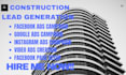 generate construction leads,construction facebook ads,construction google ads