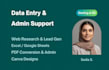 be your virtual assistant for data entry admin support and lead generation