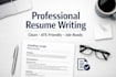write or improve your professional resume